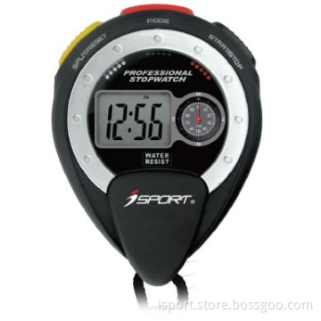 Water Resistant Digital Stopwatch with Unique Movement Mechanism Jg030